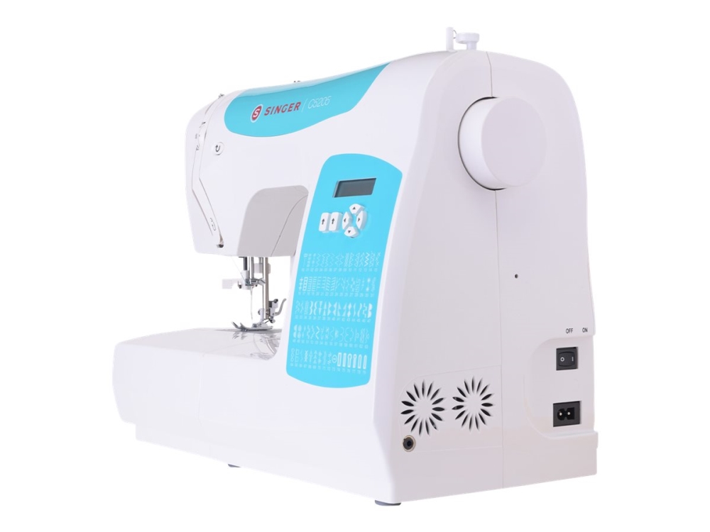Singer C5205TQ - Symaskin - 80 stygn - 6 enstegsknapphål - LCD bildskärm - turkos | Baby & barn - Sömnad, stickning & virkning - Symaskiner | GameStuff
