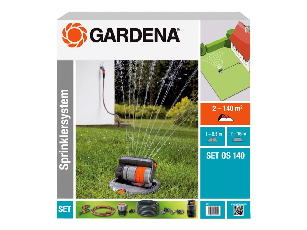 Gardena Pop-Up Rechteckiger Streuer 140