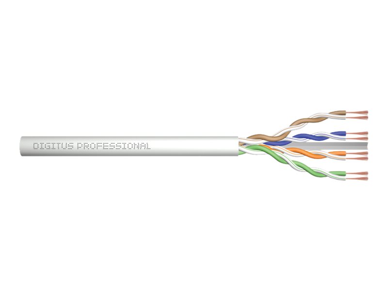Digitus Cat 6A U/Utp Twisted Pair Roh-Patchkabel, 100 M, Cat6a, U/Utp (Utp), Grau