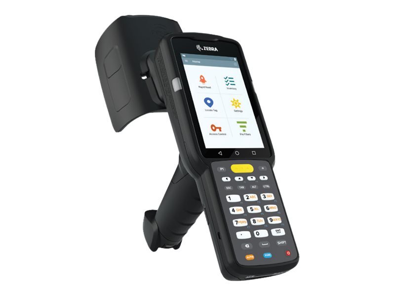 Zebra MC3390xR - Terminal til indsamling af data - grov - Android 10 - 32 GB - 4 farve (800 x 480) - stregkodelæser - (2D imager / RFID) - USB vært - microSD indgang - Wi-Fi 5, Bluetooth