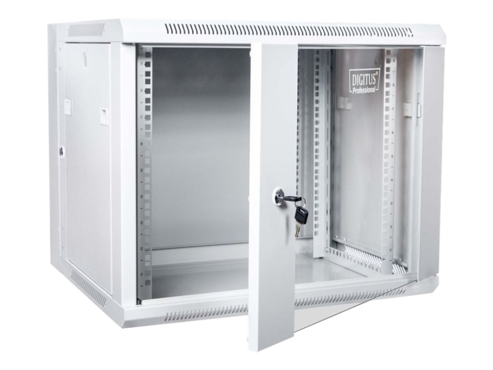 Digitus Professional Dn-Wd19 09U/550 - Kabinet - Vægmonterbar - Ral 7035, Grå - 9U - 19"