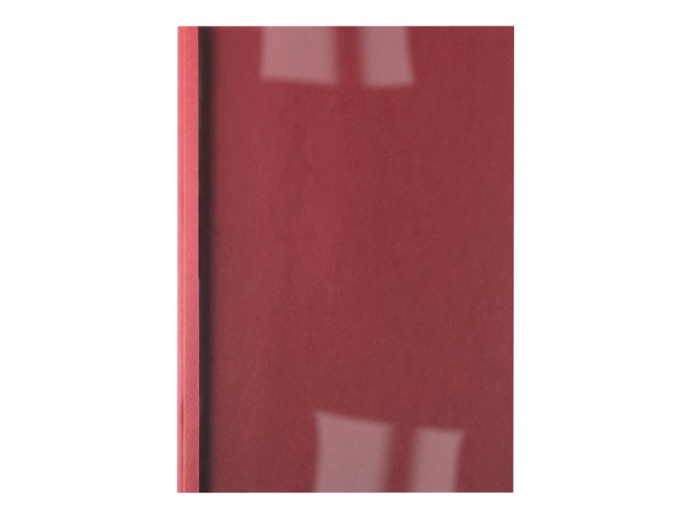 Gbc Leathergrain - 3 Mm - A4 (210 X 297 Mm) - 30 Ark - 150 Micron - Rød - 250 G/M² - 100 Stk. Termisk Indbindingsomslag
