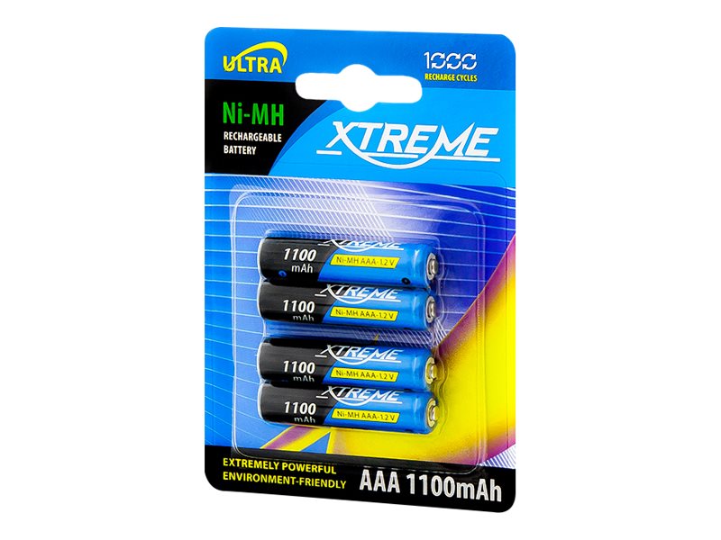 Blow Xtreme Ultra - Batteri 4 X Aaa - Nimh - (Genopladelige) - 1100 Mah