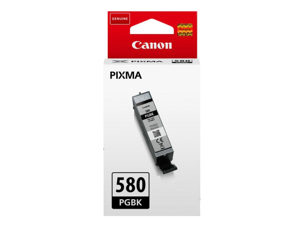 Canon Pgi-580Pgbk - 11.2 Ml - Sort - Original - Blækbeholder - For Pixma Ts6251, Ts6350, Ts6351, Ts705, Ts8252, Ts8350, Ts8351, Ts8352, Ts9550, Ts955