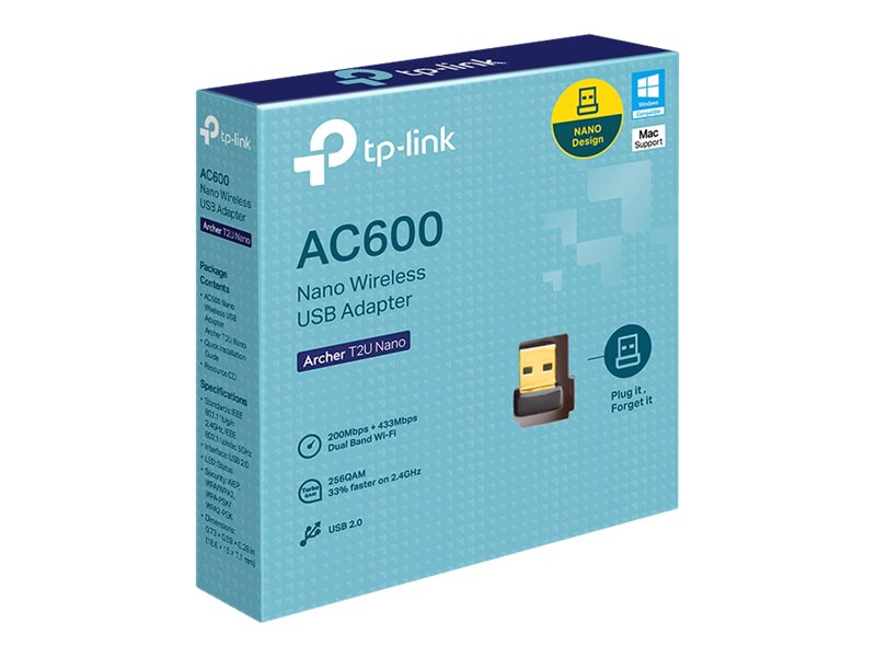 Tp-Link Archer T2u Nano - Netzwerkadapter - Usb 2.0 - Wi-Fi 5