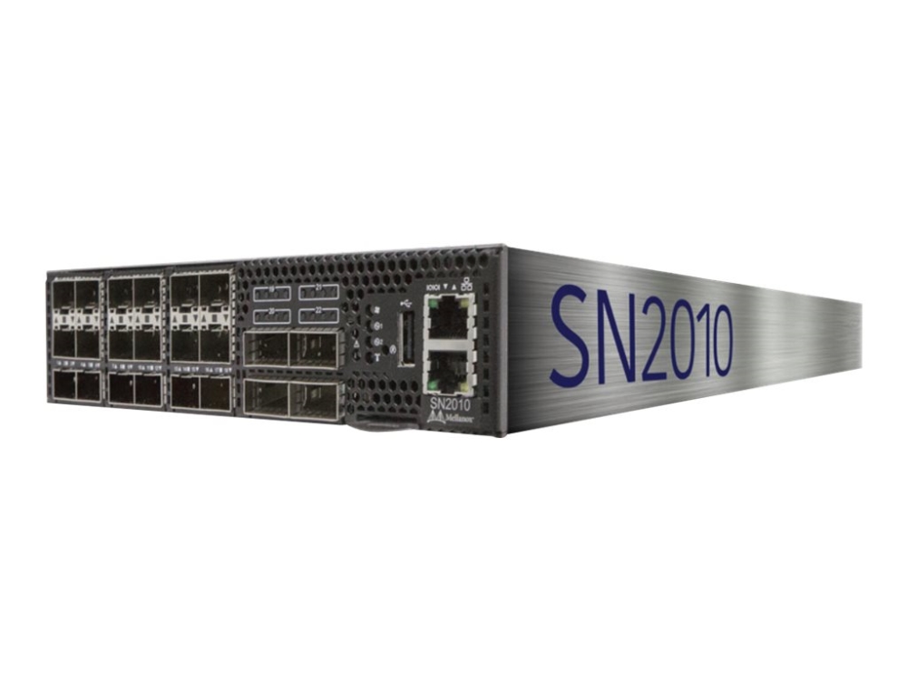 Mellanox Spectrum Sn2010 - Switch - L3 - Verwaltet - 18 X 25 Gigabit Sfp28 + 4 X 100 Gigabit Qsfp28 - Luftstrom Von Vorne Nach Hinten - Rackmontierba