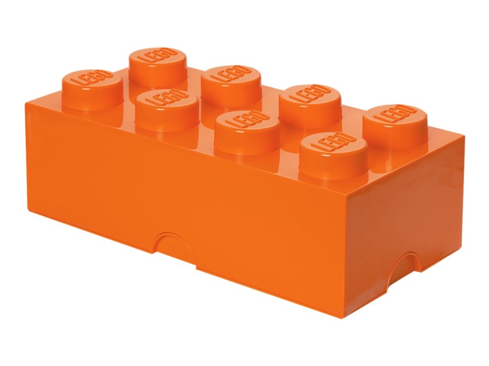 Billede af Lego Friends Storage Brick 8 - Opbevaringsboks - Orange