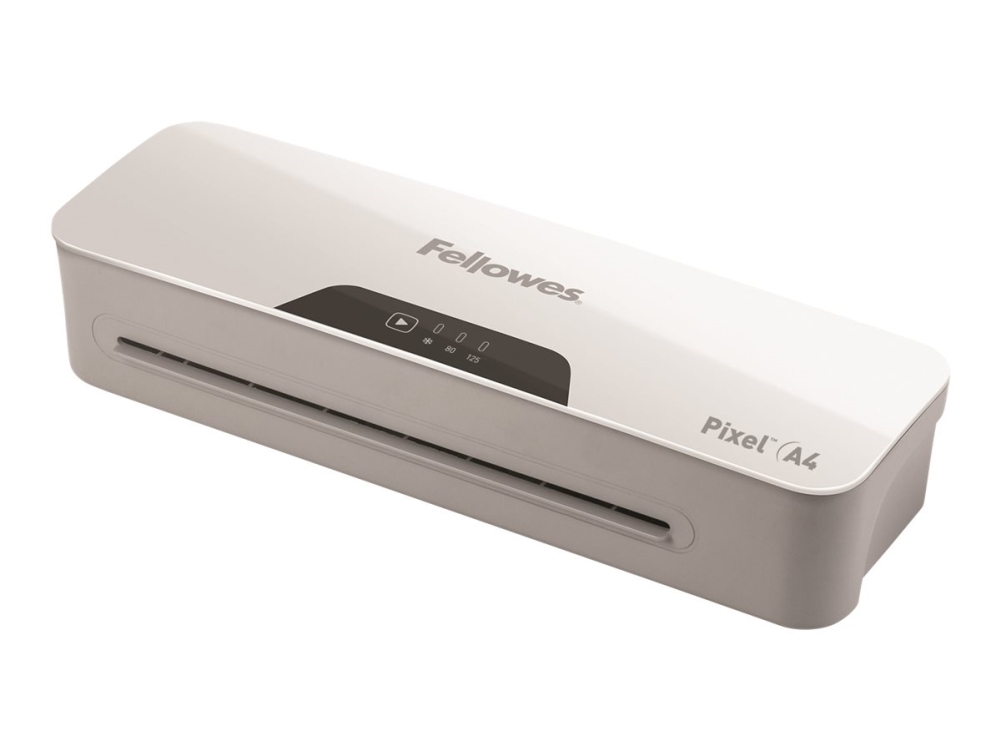 Lamineringsmaskine, Fellowes Pixel, A4, 80-125 micron, hvid/grå