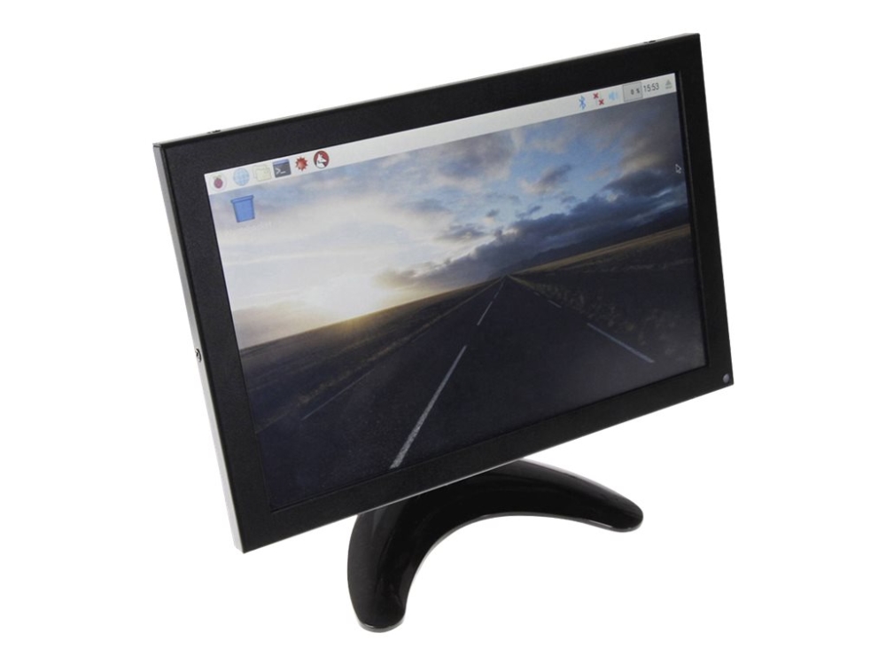 JOY-iT 10.1 Touchscreen Display V2 - Display - IPS - 10.1 - 1280 x 800 pixel - metal - sort