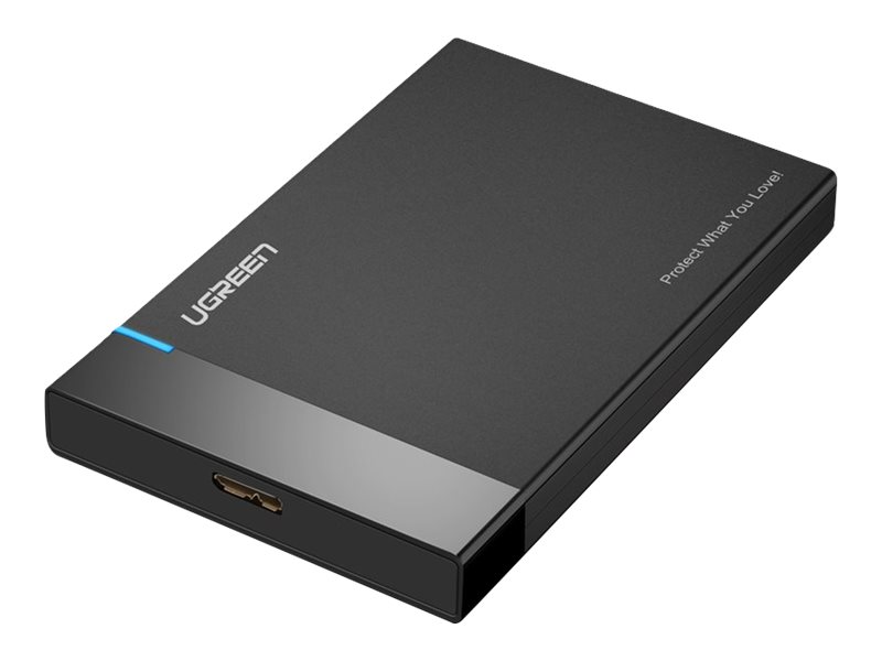 Ugreen 30848, Hdd / Ssd-Gehäuse, 2.5 Zoll, Sata, Serial Ata Ii, Serial Ata Iii, 5 Gbit/S, Usb Konnektivität, Schwarz