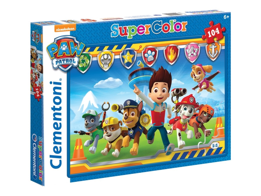 Clementoni Puslespil Paw Patrol 1, 104 Brikker