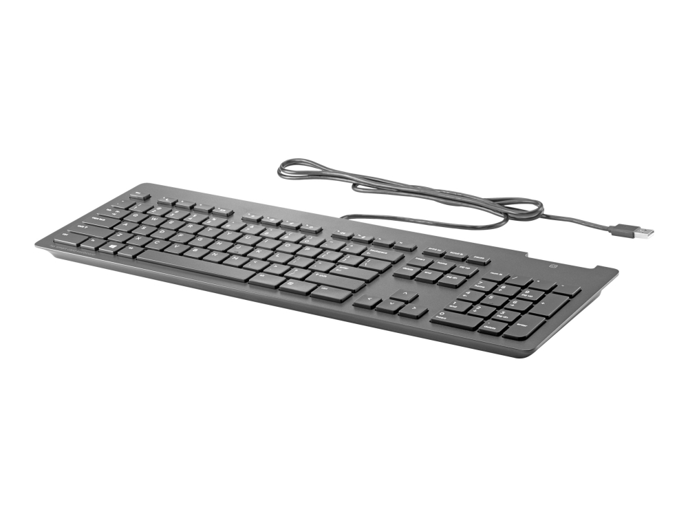 Hp Business Slim - Tastatur - Usb - Finsk - Sort - For Hp 34, Z1 G9 Elite 800 G9 Pro 260 G9, 400 G9 Proone 440 G9 Zbook Fury 15 G8, 17 G8