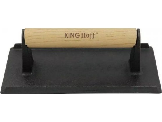 Kinghoff Gusseisen Burger Meat Press 21 X 10.8Cm Kinghoff Kh-1758