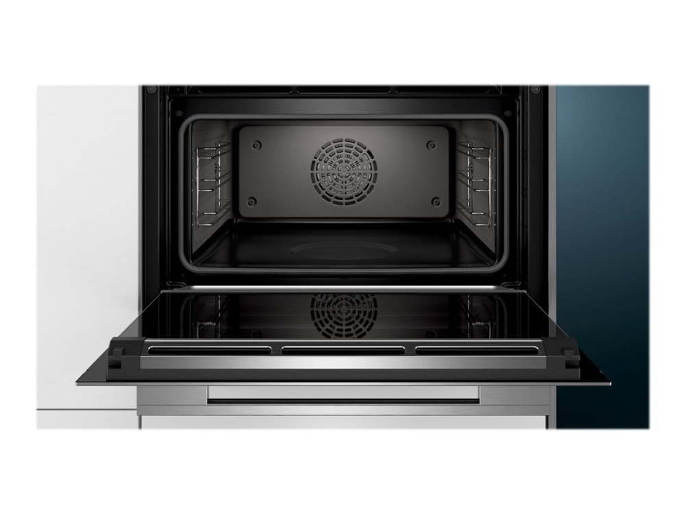 Siemens iQ700 CS656GBS2 - Ovn - til indbygning - niche - bredde: 56 cm - dybde: 55 cm - højde: 45 cm - med selv-rengøring - Klasse A+ - rustfrit stål