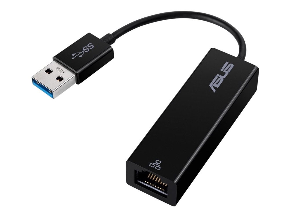 Asus Oh102 U3 To Rj45 Dongle, Usb Typ-A, Rj-45, Männlich, Schwarz, 0,015 M, Männlich