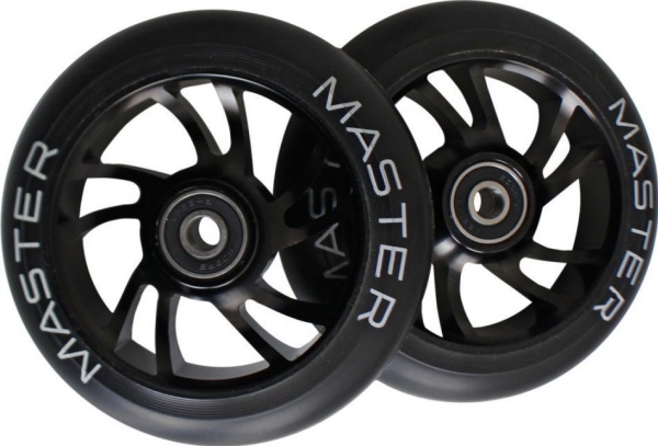 Master Wheels for Scooters with Bearings Stunt MASTER 110 mm Black | Utomhusleksaker - Gå / Löpande fordon - Löphjul | GameStuff