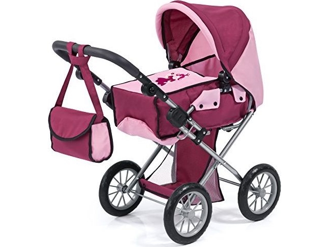 Bayer Deep Trolley City Star Navy Blue + Pink 13669