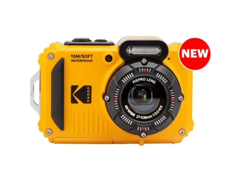 Kodak PixPro, 16 MP, 1920 x 1080 pixlar, 1/2.7, BSI CMOS, 4x, Gul | Foto och video - Digitalkameror - Kompakt | GameStuff