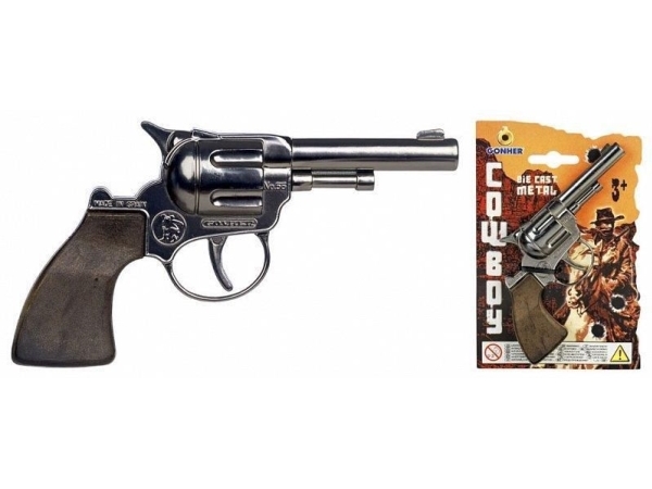 Gonher 155/0 Metall Cowboy Revolver (Blister)