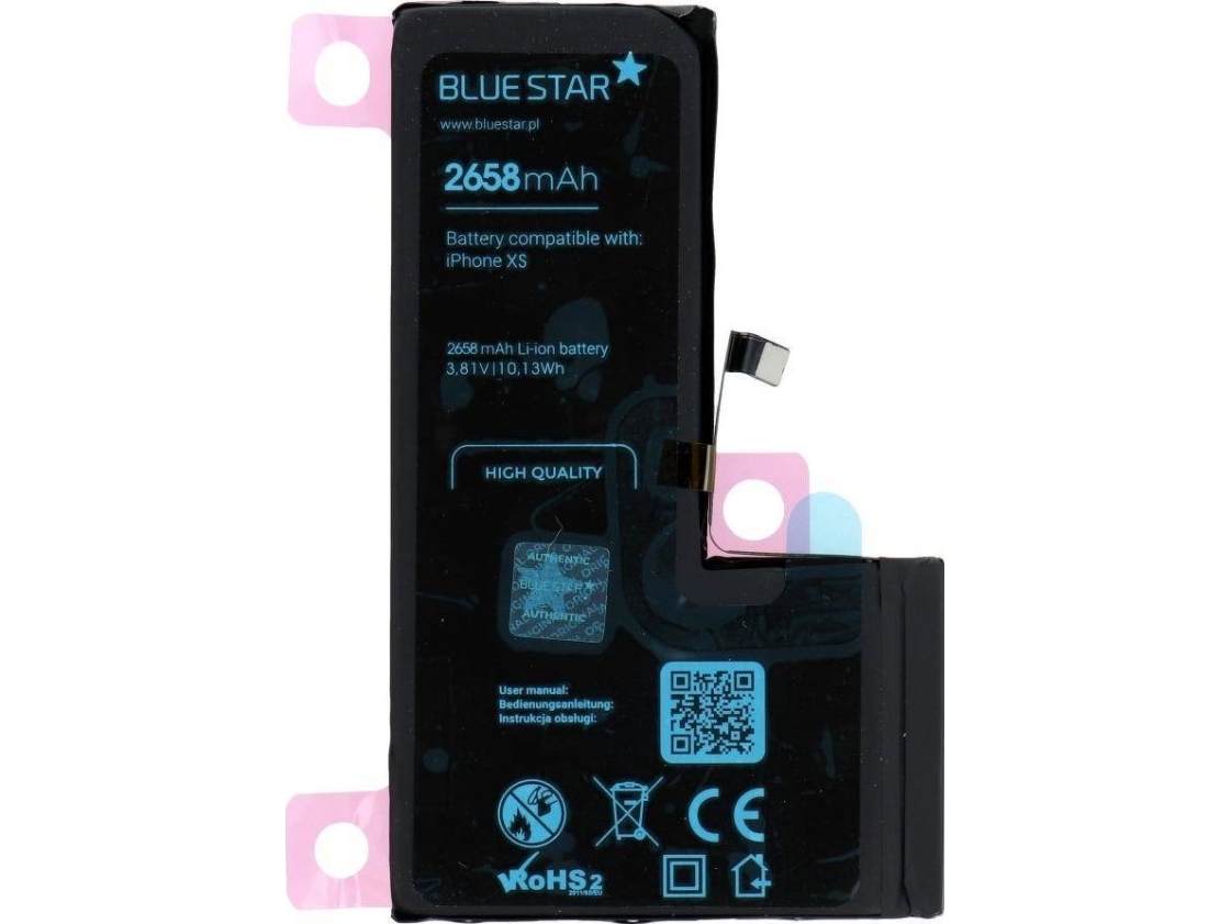 Bateria Partner Tele.Com Bateria Do Iphone Xs 2658 Mah Polymer Blue Star Hq
