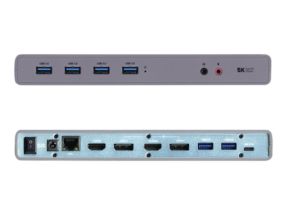 I-Tec Usb 3.0 / Usb-C / Thunderbolt 3 Dual Display Docking Station, Kabelgebunden, Usb 3.2 Gen 1 (3.1 Gen 1) Type-C, 3,5 Mm, Usb Typ-A, Usb Typ-C, 10