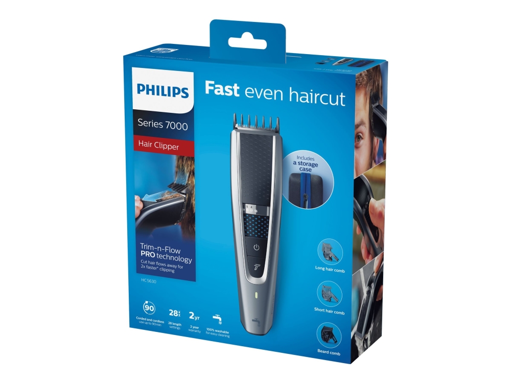 Philips Hairclipper Series 5000 Hc5630 - Hårtrimmare - Sladdlös