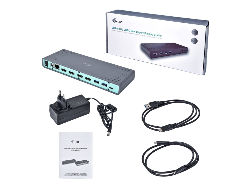 I-Tec Usb 3.0 / Usb-C / Thunderbolt 3 Dual Display Docking Station, Kabelgebunden, Usb 3.2 Gen 1 (3.1 Gen 1) Type-C, 3,5 Mm, Usb Typ-A, Usb Typ-C, 10