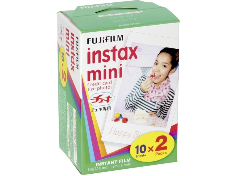 Fujifilm Instax Mini Film (Glänzend) (Farbe) (2X10 - Doppelpack)