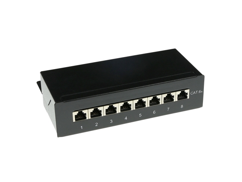 Act Surface Mounted Box Shielded 8 Ports Cat6a. Type: Cat6a Mountbox C6a 8 Prt Shielded (Fa7001)
