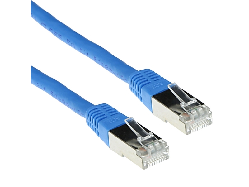 Act Blue 10 Meter F/Utp Cat5e Patch Cable With Rj45 Connectors