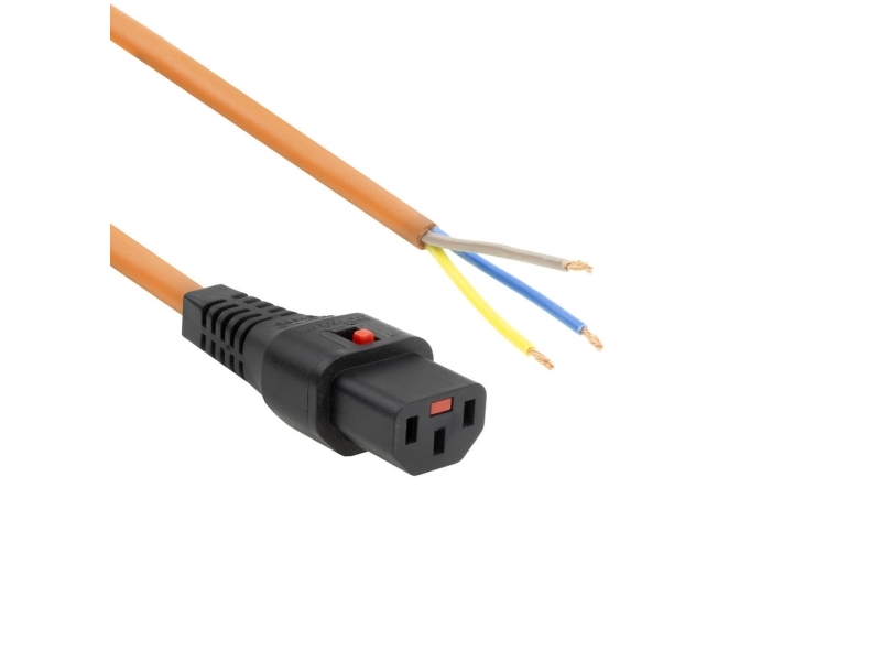 Act 3.0m C13 Female Open End Orange 3 M C13 Koppler Ak5083