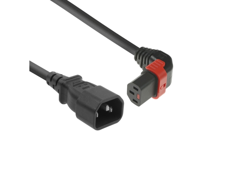 Act Ak5276 Strømkabel Sort 1 M C14-Kobling C13-Kobling (Ak5276)