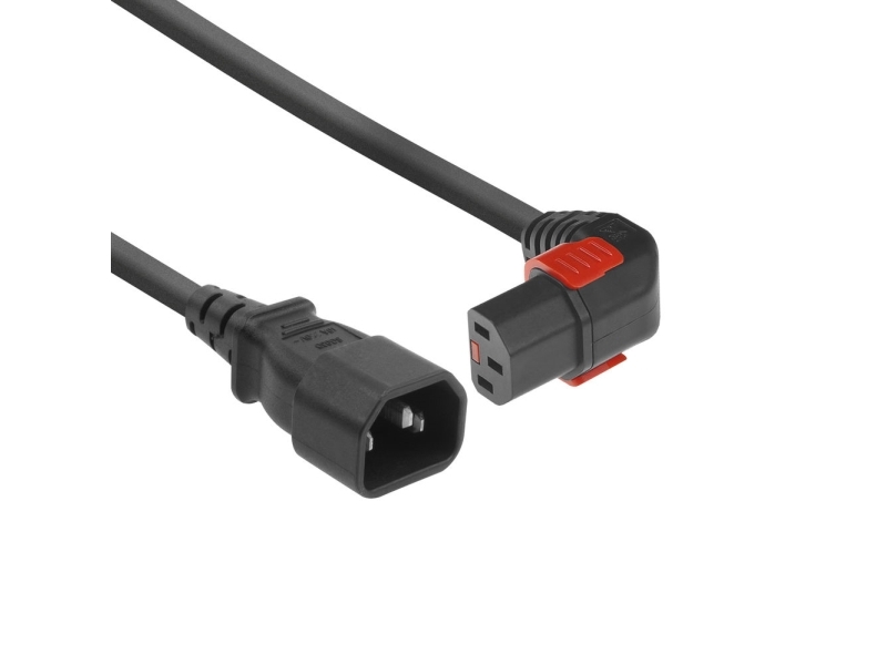 Act Ak5268 Strømkabel Sort 2 M C14-Kobling C13-Kobling (Ak5268)