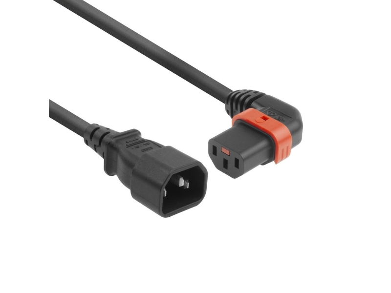 Act Ak5271 Strømkabel Sort 2 M C14-Kobling C13-Kobling (Ak5271)