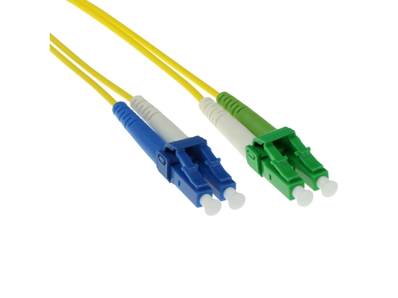 Fiber Patchkabel Duplex Lszh Singlemode 9/125 Os2 1 M Lc/Apc Til Lc/Upc