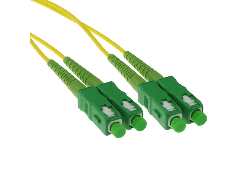 15 Meter Lszh Singlemode Fiber Patchkabel Duplex Med Sc/Apc-Stik (9/125 Os2)