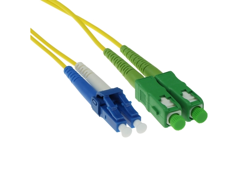 50 M Lszh Singlemode Os2 Fiber Patchkabel Duplex Med Sc/Apc Og Lc/Upc