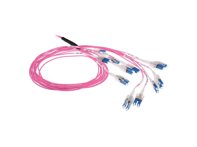Act 10 Meter Multimode 50/125 Om4 Preterm Fiber Cable 24f Lc Polarity Twist Dc5502
