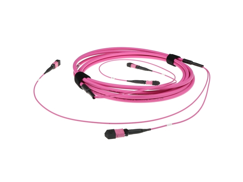Act Fiber Trunkkabel 100 M Multimode 50/125 Om4 (Om3) Polarity A, Med 2X Mtp/Mpo Hunstik I Hver Ende, 2X Mtp(F) Om4 Pa T (Dc5216)