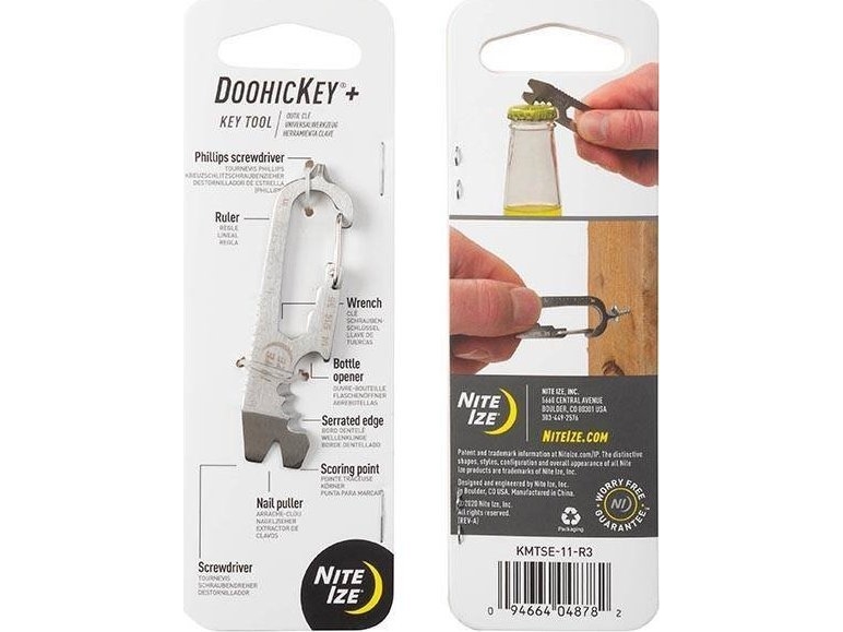 NiteIze Nite Ize keychain with DoohicKey+ tools | Utomhus - Camping - Övrig utrustning | GameStuff
