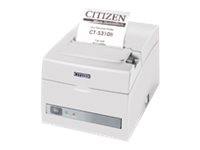Citizen CT-S310II - Kvitteringsprinter - to-farvet (monokrom) - termisk linje - Rulle (8 cm), Rulle (5,8 cm) - 203 dpi - op til 160 mm/sek. - USB, seriel - skærer - cool white