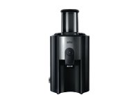 Braun Multiquick 5 Juicer J 500, Schwarz, Silber, 2 L, 1,25 L, 7,5 Cm, Kunststoff, Edelstahl, 900 W