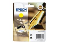 Epson 16 - 3.1 Ml - Gul - Original - Blister Med Rf Alarm - Blækpatron - For Workforce Wf-2010, Wf-2510, Wf-2520, Wf-2530, Wf-2540, Wf-2630, Wf-2650,