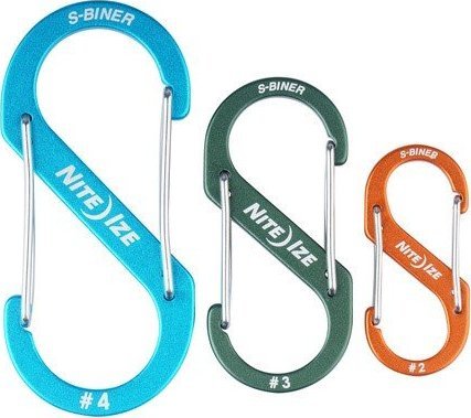 NiteIze S-Biner Combo ALU 3PK Karbinhakar | Utomhus - Camping - Övrig utrustning | GameStuff