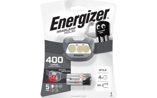 Energizer Pocket Lamp Headlight Hdl30 3Aaa 400 Lm (444299)