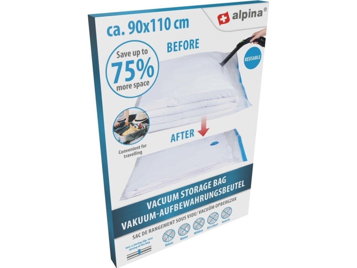 Alpina Vakuumpåse för förvaring av kläder, sängkläder 90x110cm ALPINA | N - A | GameStuff