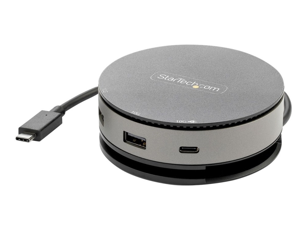Startech.Com Usb C Multiport Adapter, Usb 3.1 Gen 2 10Gbps Type-C Mini Dock With 4K 60Hz Hdmi/Displayport Or 1080P Vga, 75W Pd Passthrough, 3-Port Us