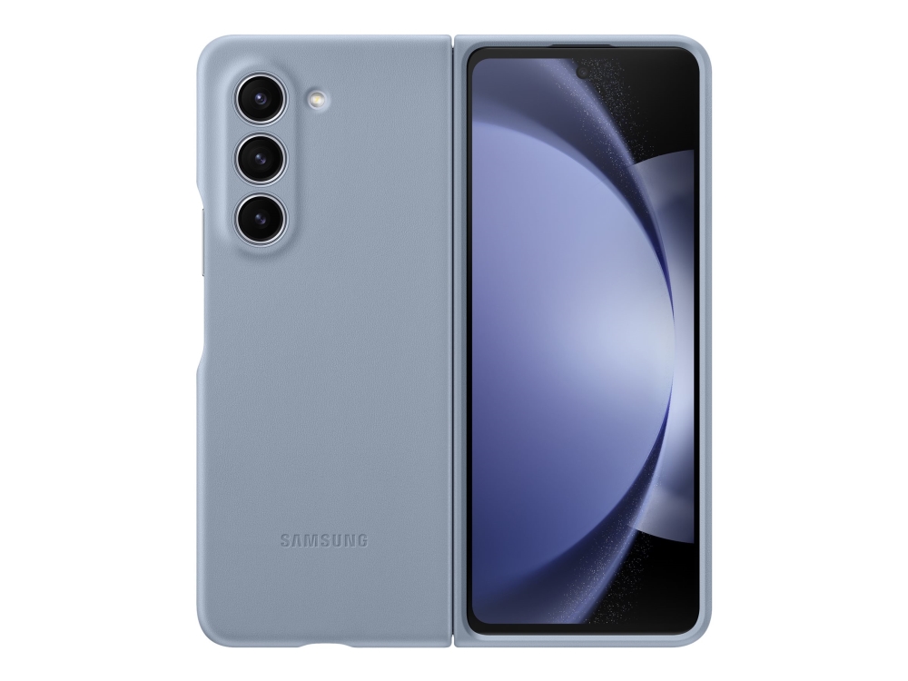 Samsung Ef-Vf946 - Beskyttende Kasse Flipomslag Til Mobiltelefon - Økolæder - Icy Blue - For Galaxy Z Fold5