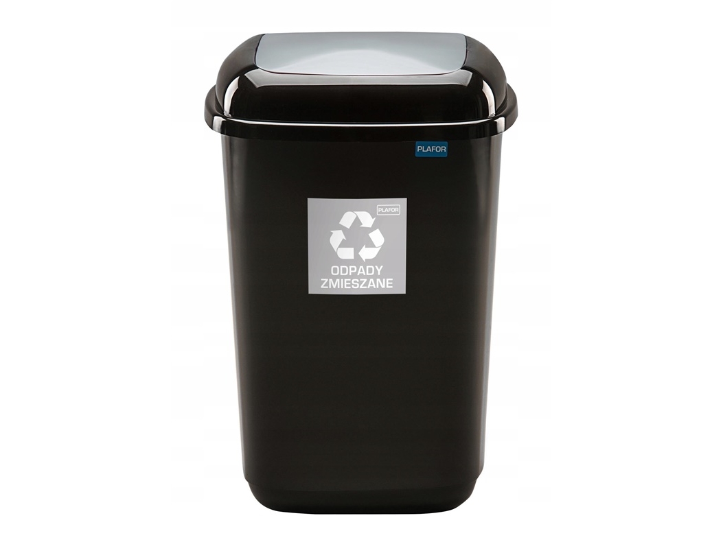 Plafor Bin 12 L Silber Papierkorb