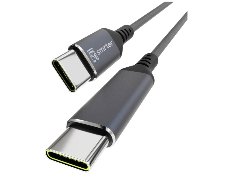 Smrter Speedy 100 Daten-& Ladekabel 100W Pd, Usb-C, 200Cm Bk Retail